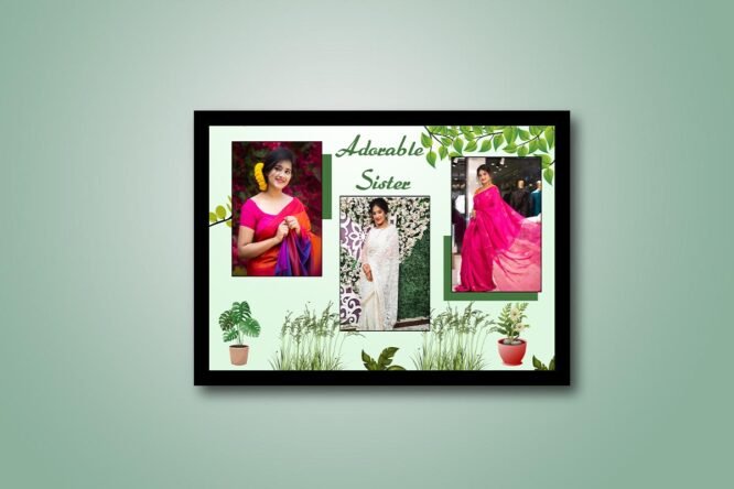 Customized Adorable Sister Frame